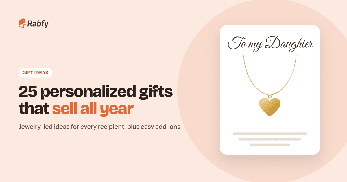 25 Personalized Gift Ideas to Sell All Year (and Peak in Q4)