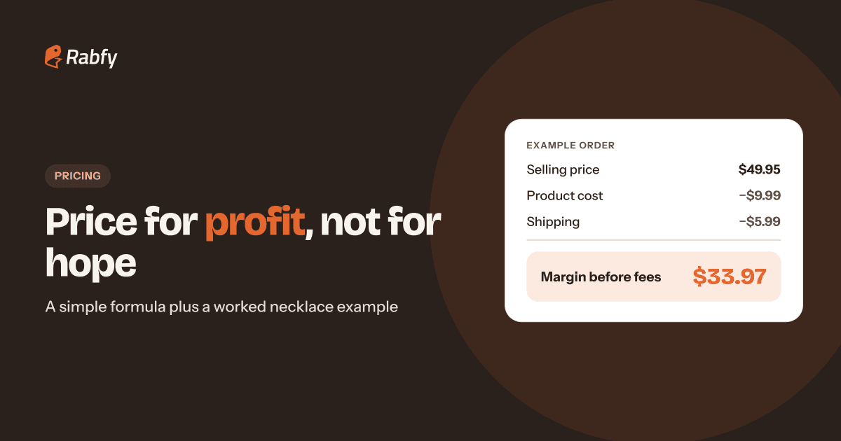 How to Price Print-on-Demand Products for Profit (Formula + Examples)